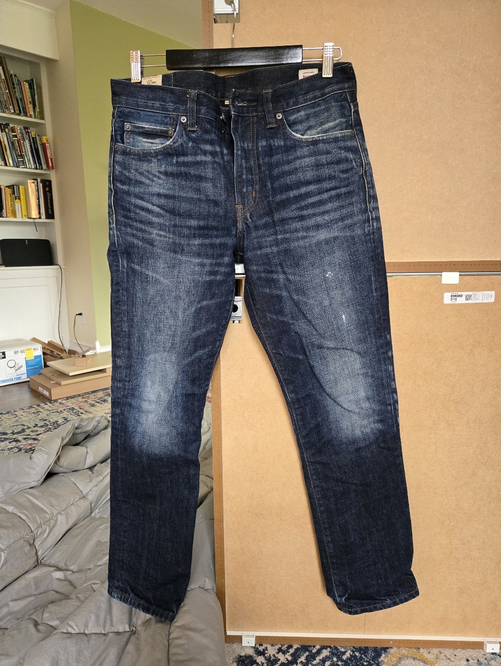 Nice J.Crew Men's Dark Blue Lined Slim Fit 770 Jeans Japanese Denim 31x30